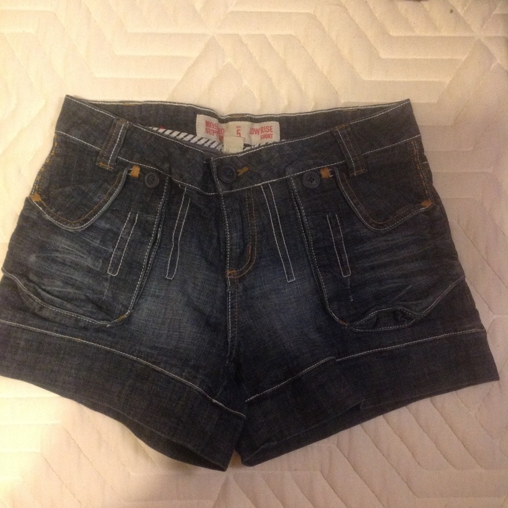 Denim shorts